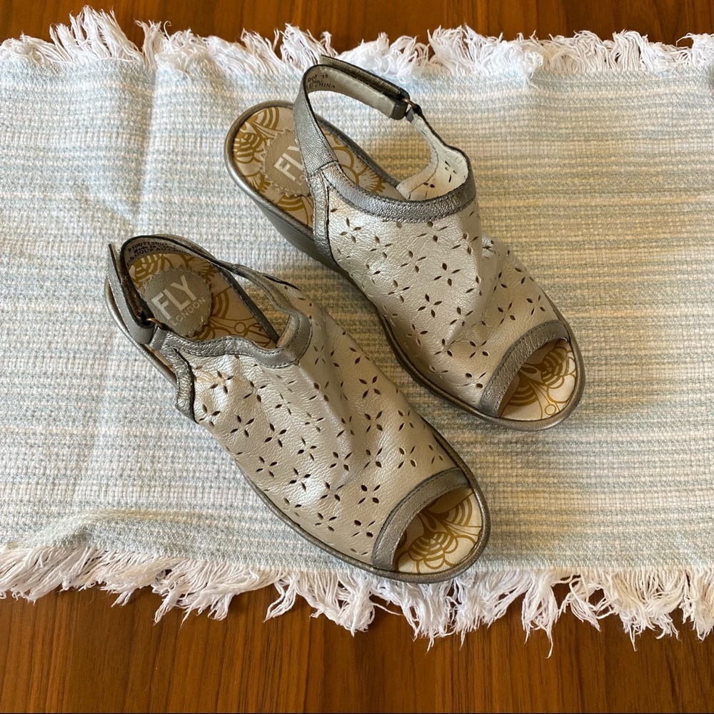 Fly London wedge heels, size 38 (7.5)